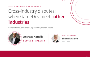 Our Partner Antreas Koualis will be speaking at the Game Industry Conference (GIC).